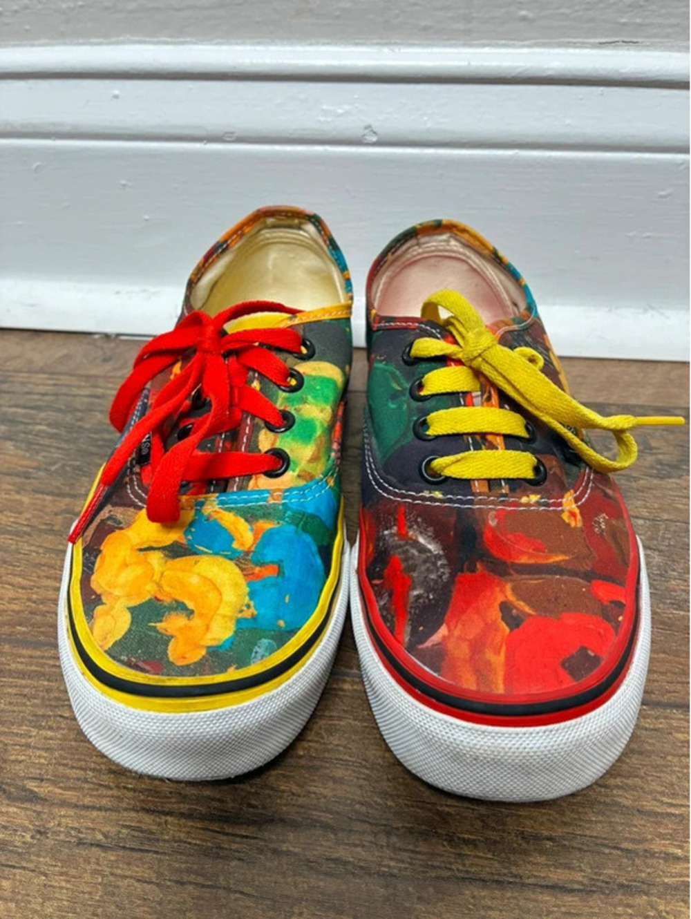 Vans x MOCA Authentic Brenna Youngblood Abstract Art Women’s Sneakers Size 6
